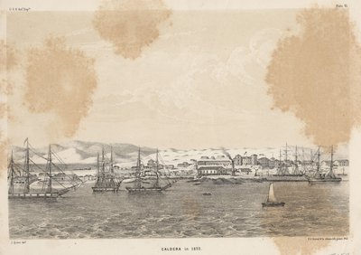 Caldera in 1852 by James Fuller Queen